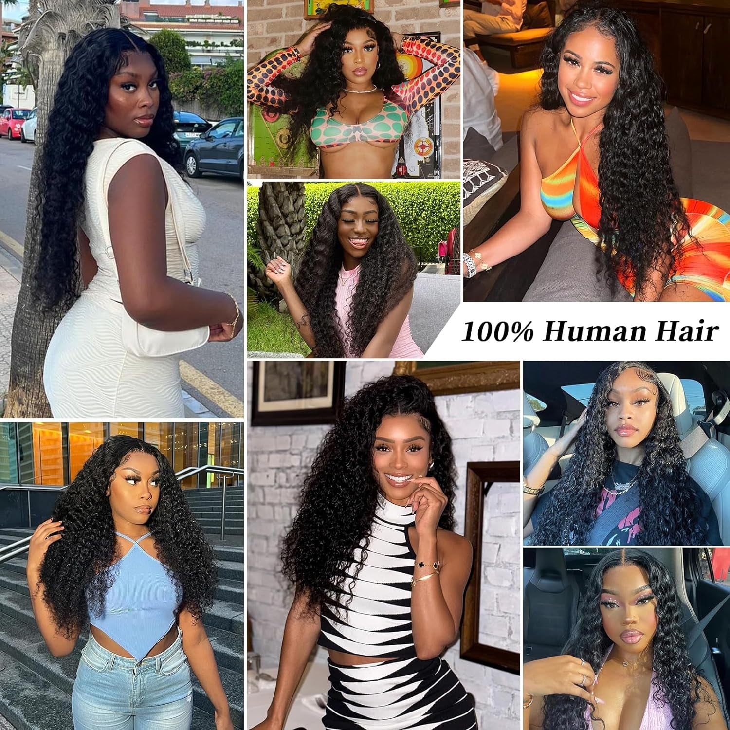 13X6 Deep Wave Lace Front Wigs Human Hair Wigs for Women Deep Curly Lace Front Wig Human Hair HD Lace Frontal Wigs Human Hair Pre Plucked with Baby Hair (30 Inch)