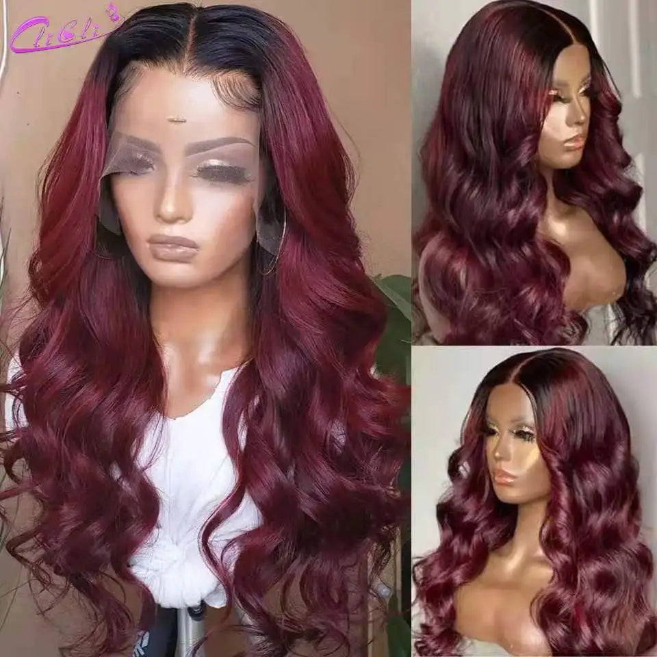 1B/27 Ombre Human Hair Wigs Clearance Sale Body Wave HD Lace Front Wigs for Women Honey Blond Glueless 13X4 Lace Frontal Wig180%